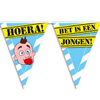 Partyvlag Hoera een Jongen